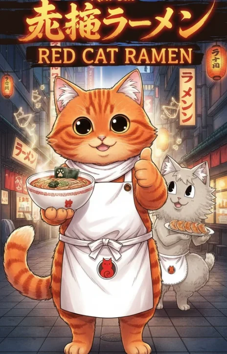 Red Cat Ramen EN Cover Image